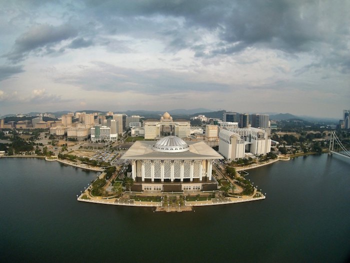 Aerial view of Putrajaya