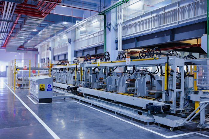 Modern manufacturing floor